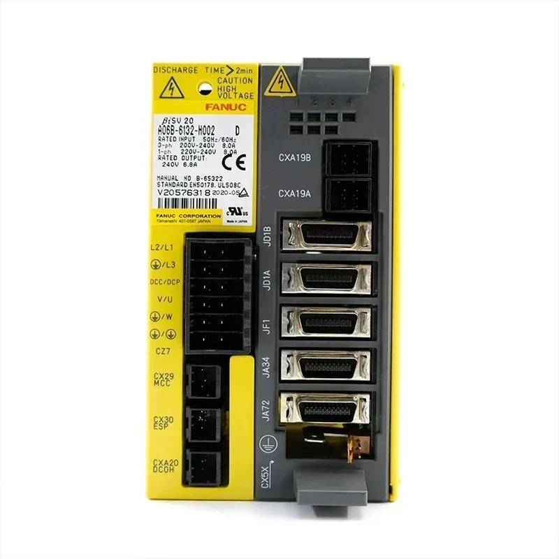 A06B-6132-H002 FANUC Alpha i Dual-Axis Servo Amplifier